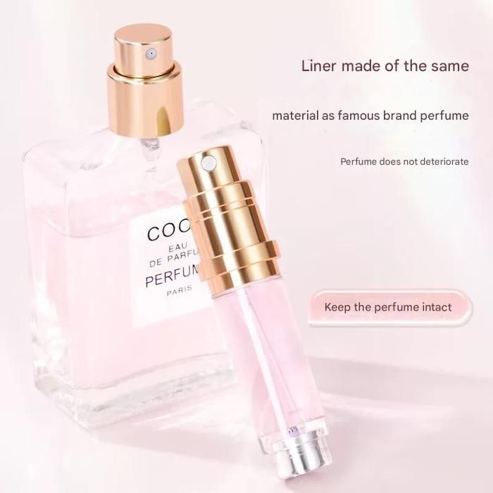 5ML Round Head Portable Mini High-end Perfume Bottle Spray Bottle With Bottom Direct Self-filling